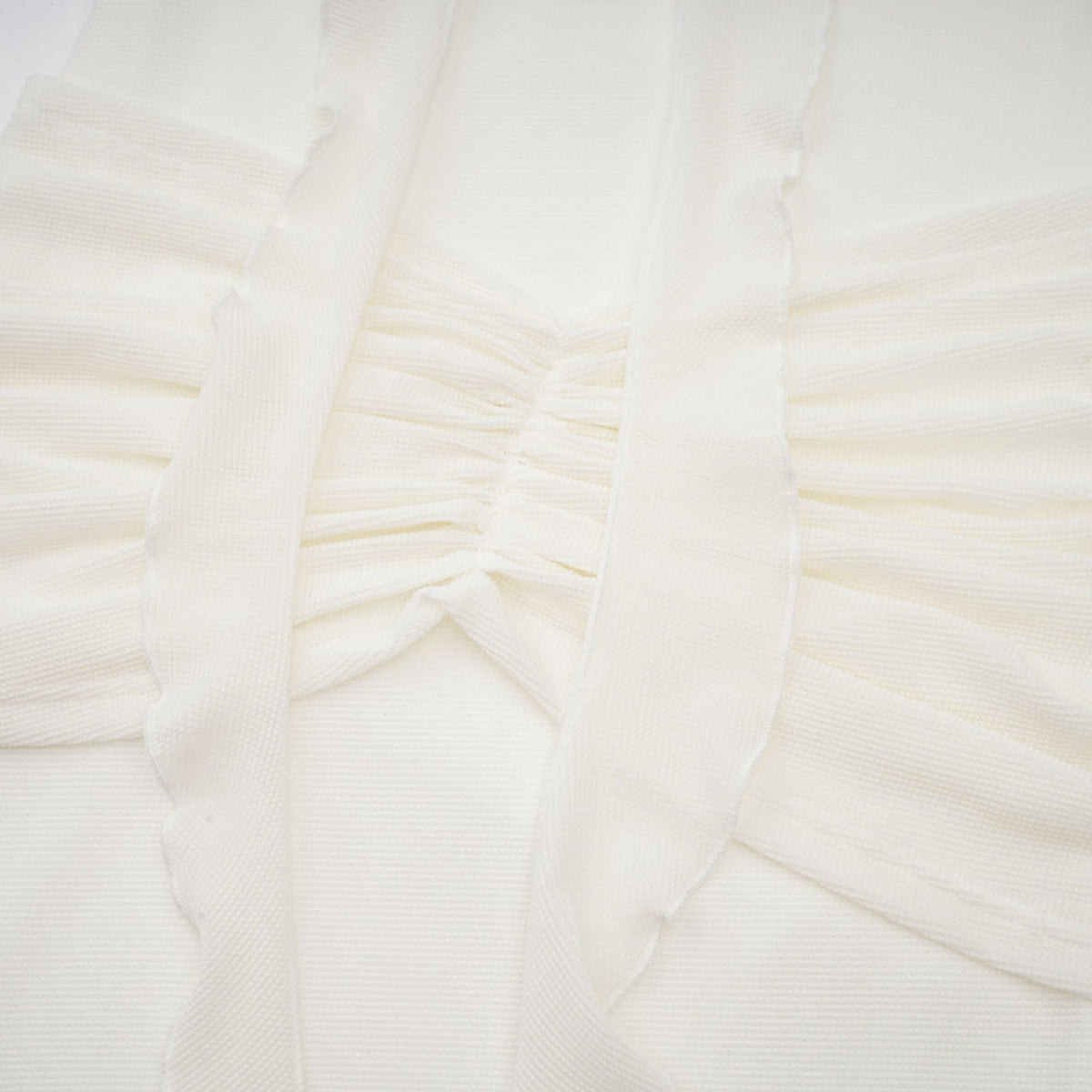 Wanda white glittered floral-appliqué knit maxi dress