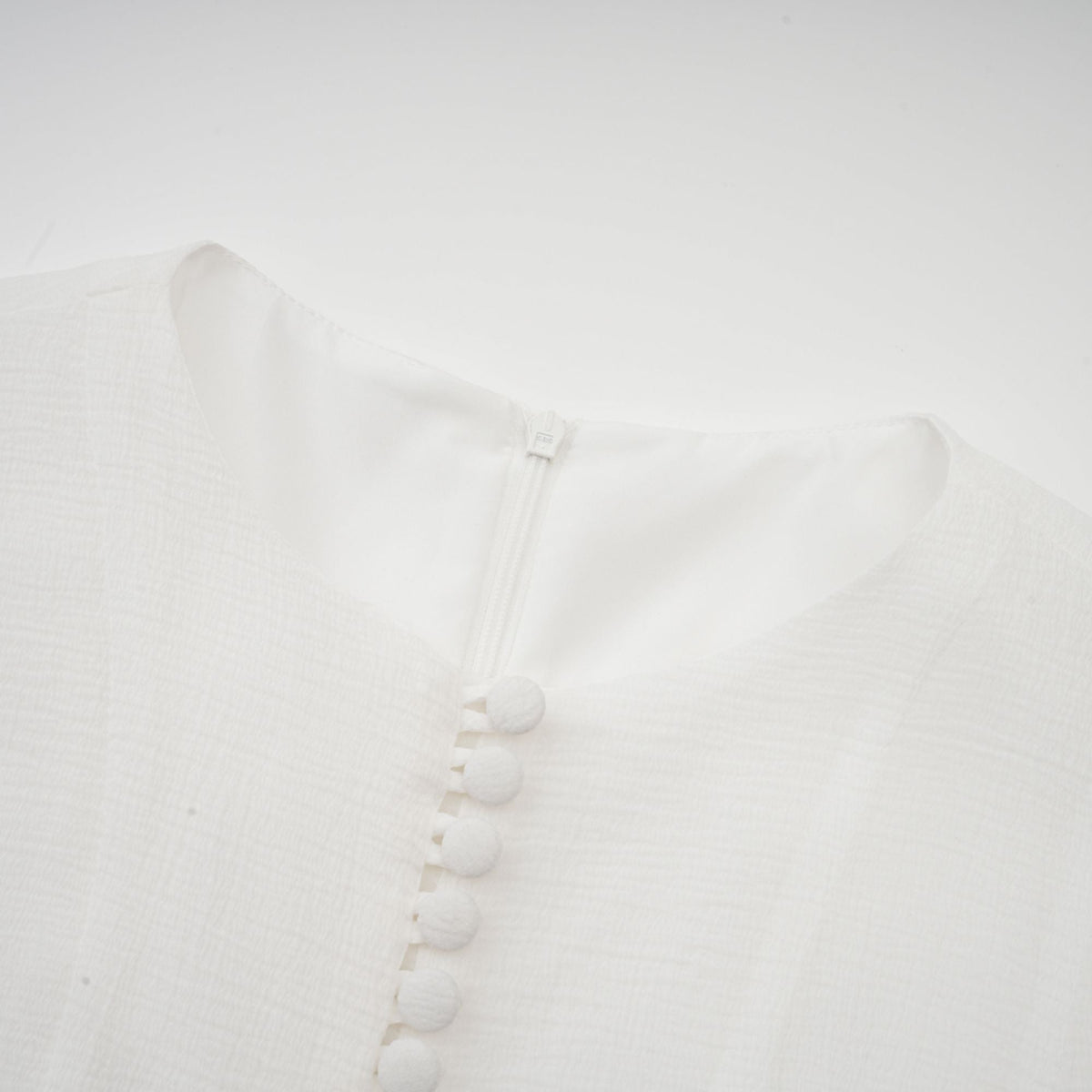 Anaïs semi-sheer flared mini dress