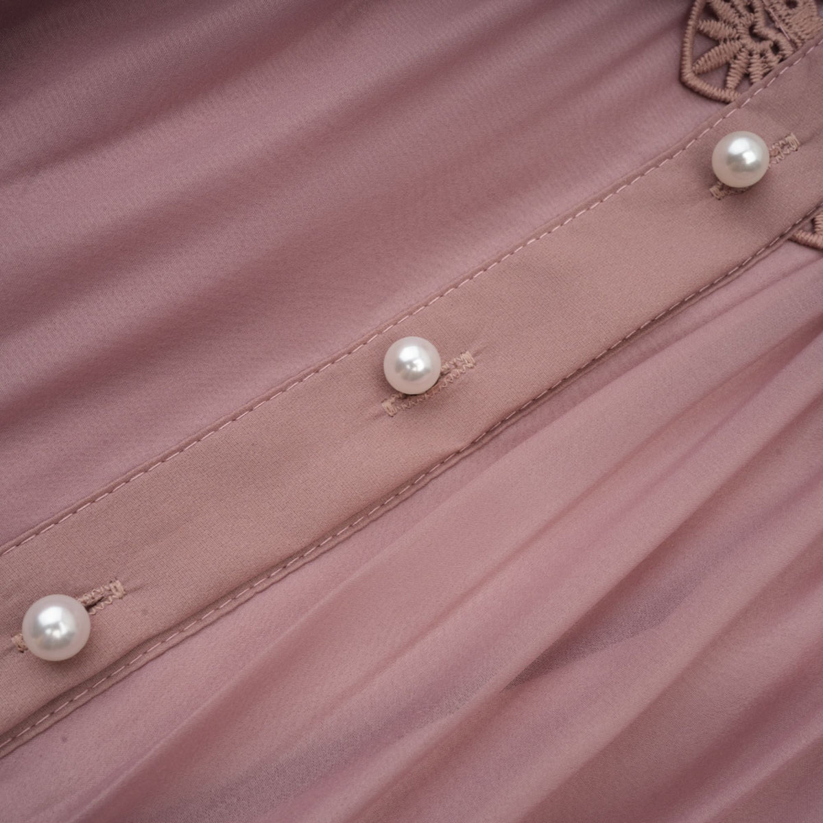 Inès lace cut-out tiered midi dress