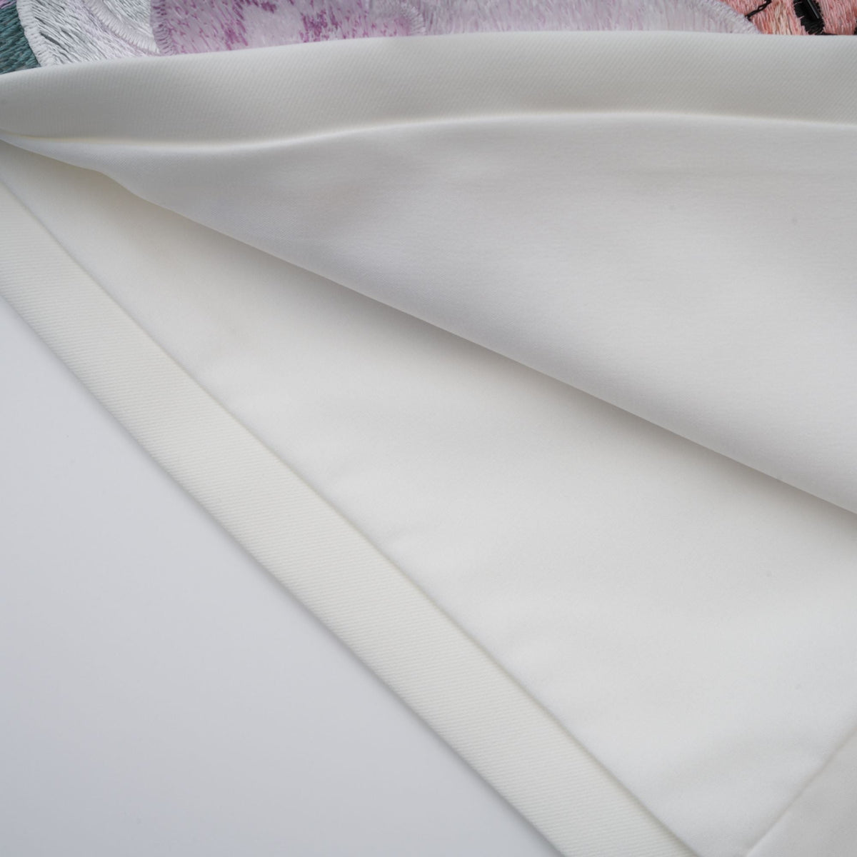 Automne White Floral Embroidered Mini Dress