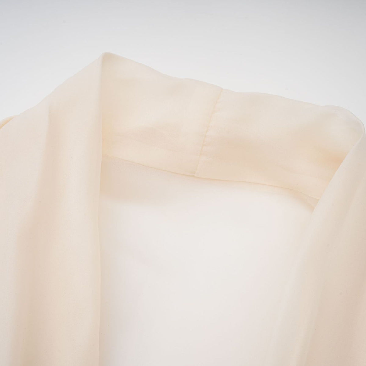 Riley Cream White Draped Tulle Maxi Dress