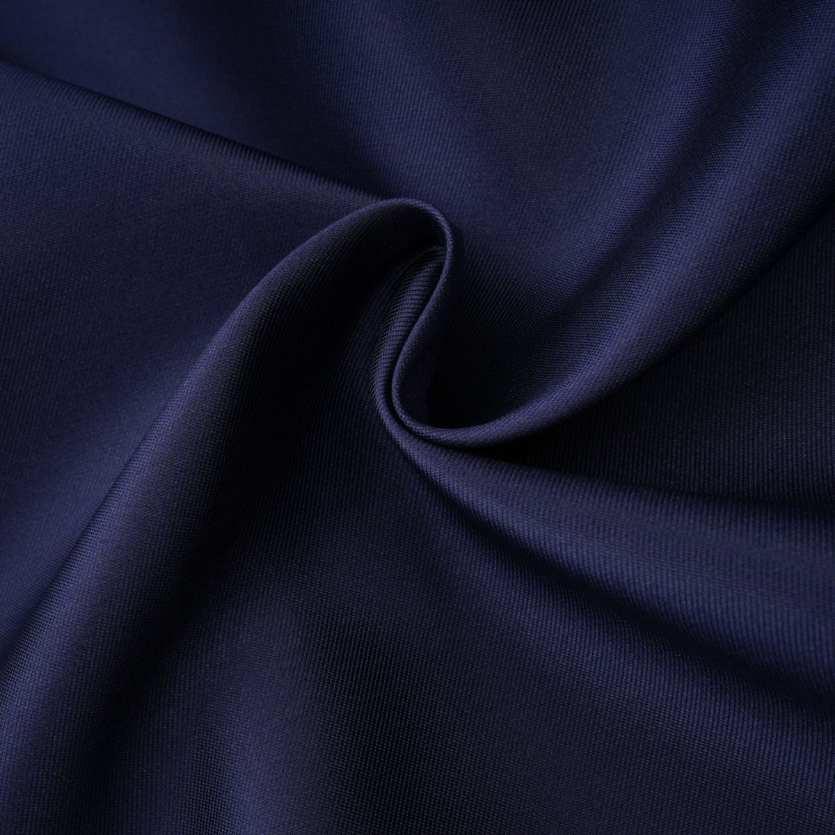 Fern Navy Blue Satin Panel Knit Midi Dress