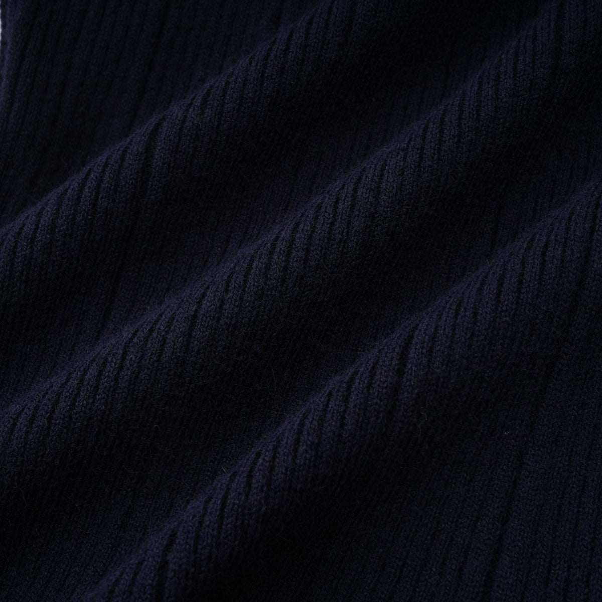 Fern Navy Blue Satin Panel Knit Midi Dress