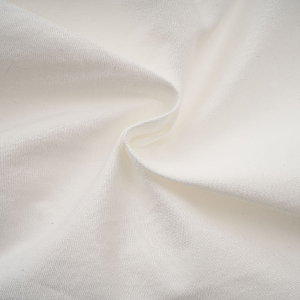 Orlane white cinched-waist pleated mini shirt dress