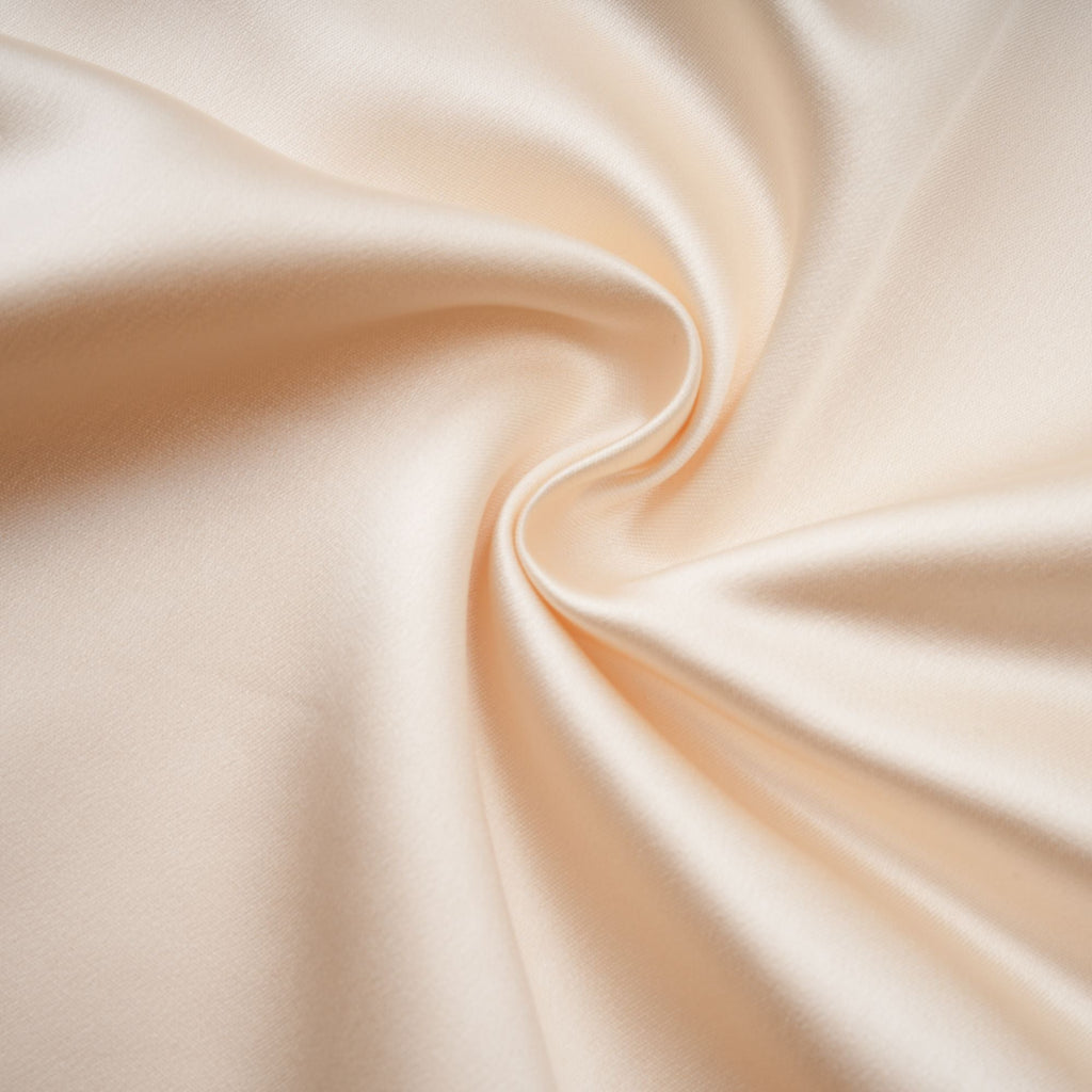 Thérèse neutral scarf-design satin maxi dress