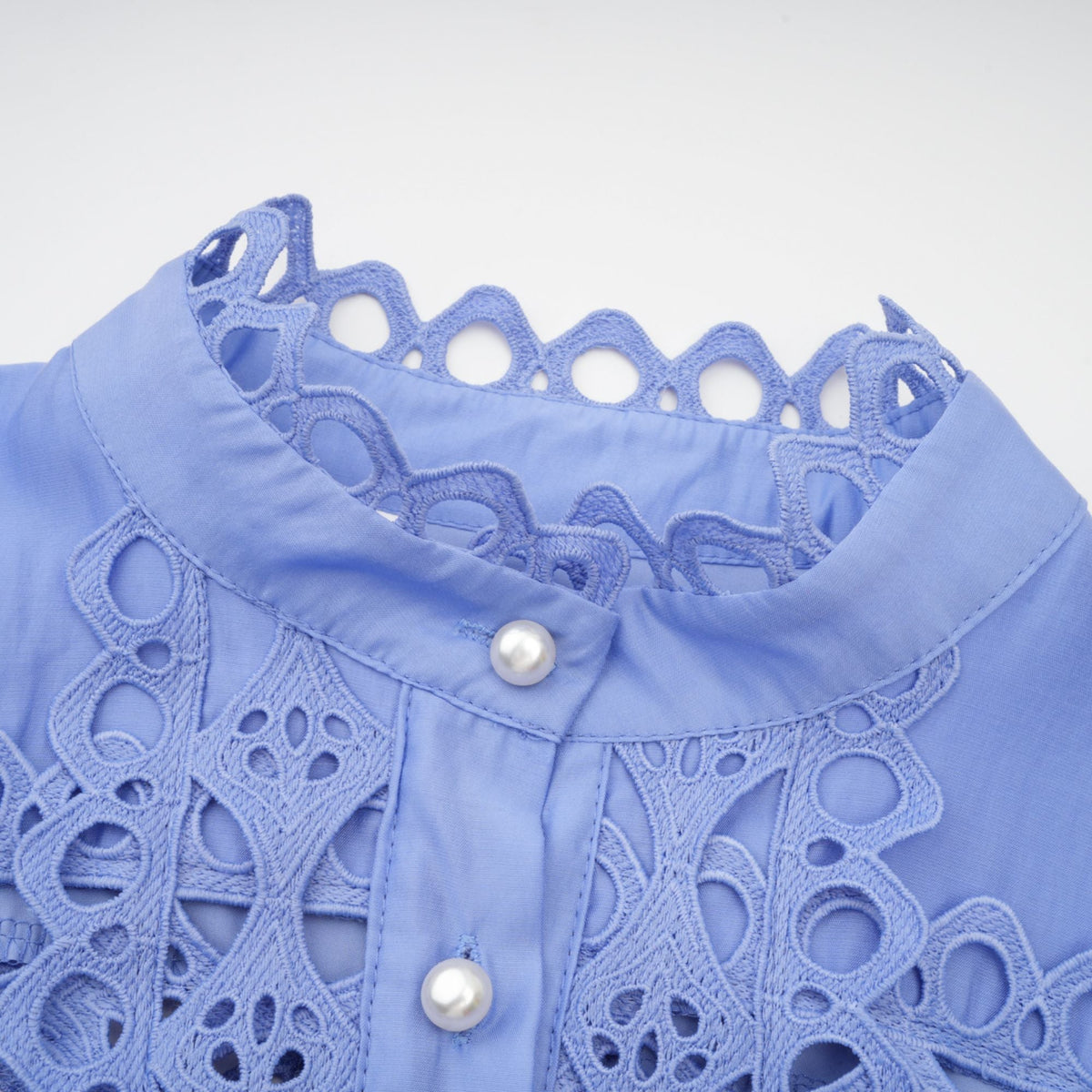 Nova blue cut-out belted mini dress