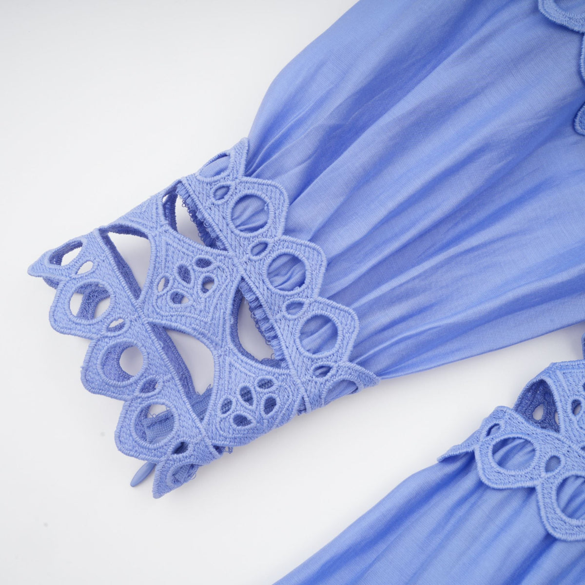 Nova blue cut-out belted mini dress