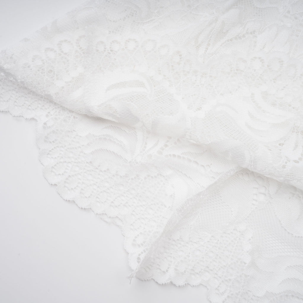 Airelle White Satin Panel Lace Maxi Dress