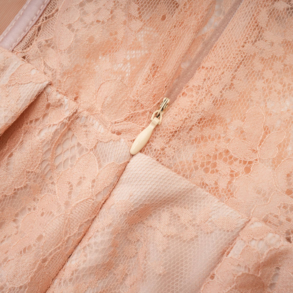 Eilís Pink Bustier Mesh Maxi Dress